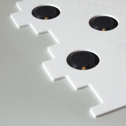 gabarit d’installation BEV plots podotactiles 35mm injection ABS | podoinox © marcal